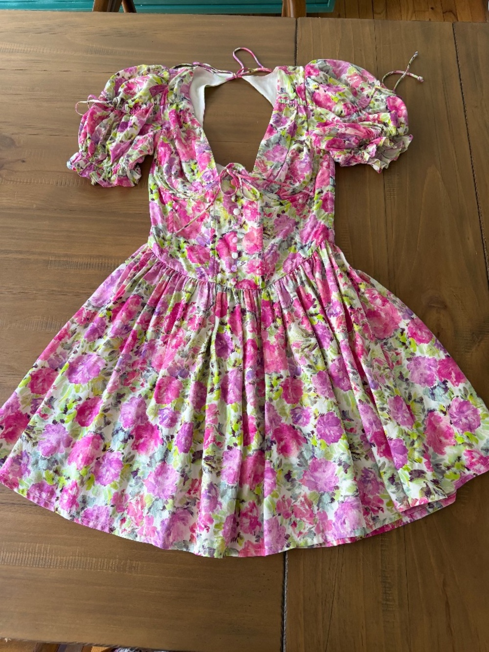 for Love & Lemons floral mini dress